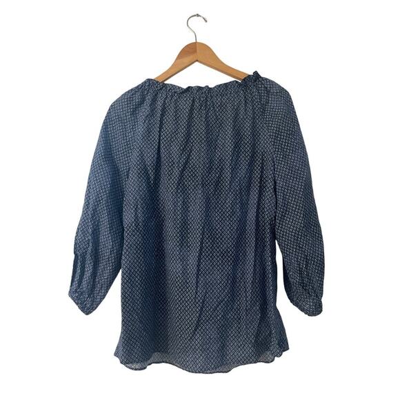 Ann Mashburn Linen/Cotton Blend Peasant Blouse Size XS - Picture 2 of 4